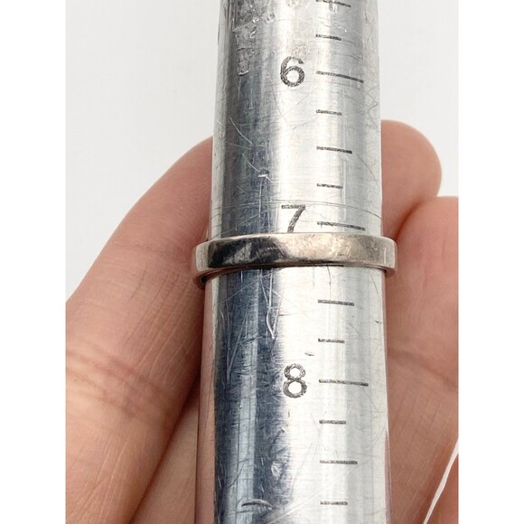 Vintage sterling silver green onyx marcasite Ring - Picture 6 of 7